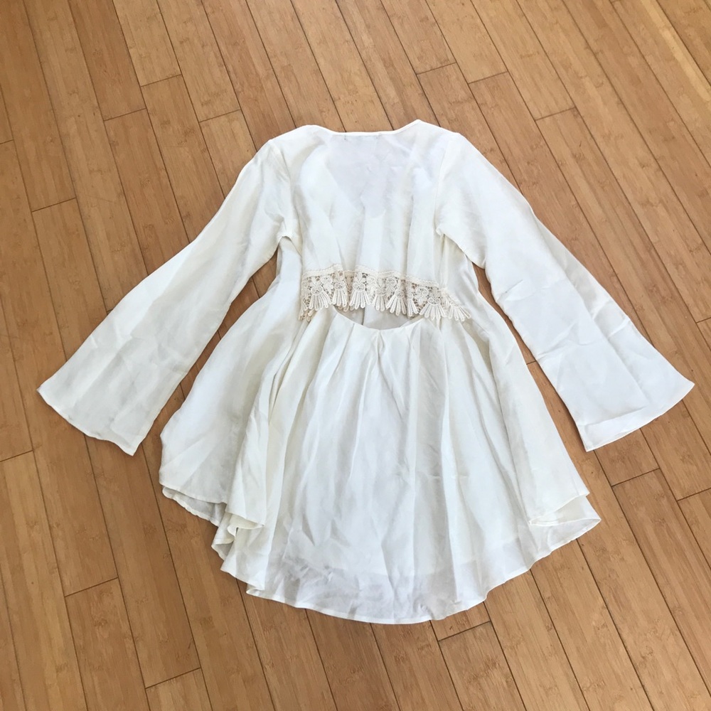 For Love & Lemons Lace open back dress
